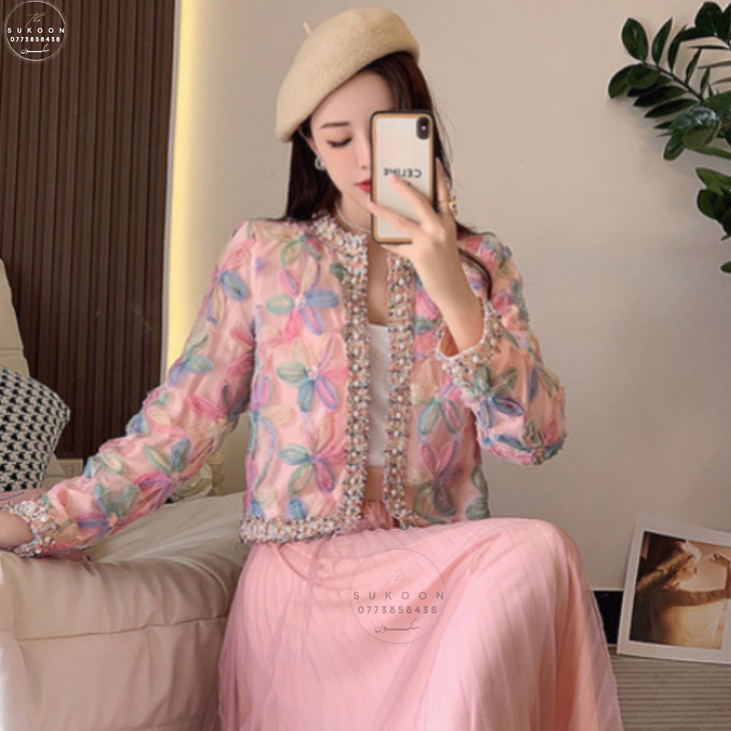 مجموعة لباس نسائي بتنورة و قميص انثوي و جذاب ensemble jupe avec veste très classe pour femme