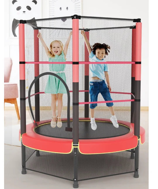 Trampoline Kids ترامبولين القفز الجديد 2024: مرح آمن للأطفال + هدية 50 كرة ملونة للأطفال