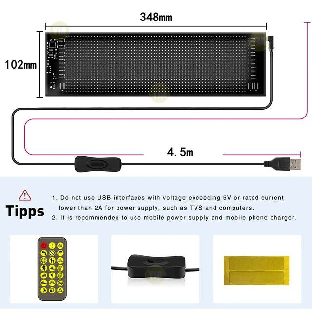 LED لوحة العرض المتوهجة